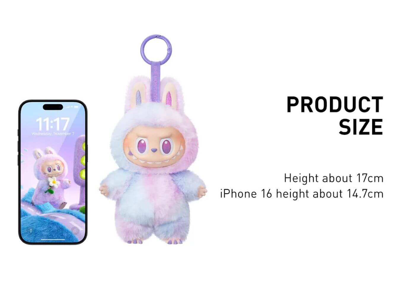 POP MART The Monsters Labubu Big Into Energy Series Plush Pendant