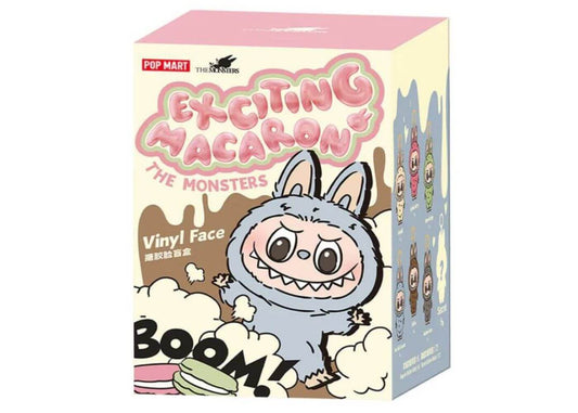 POP MART The Monsters Labubu Exciting Macaron Series Plush Pendant
