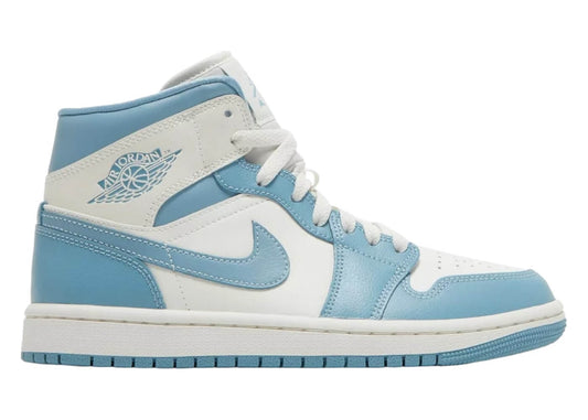 JORDAN 1 MID 'UNC' W