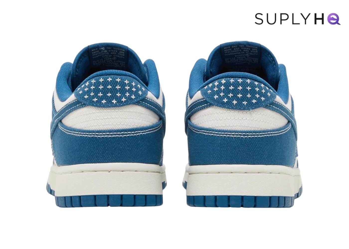 NIKE DUNK LOW 'INDUSTRY BLUE SASHIKO'