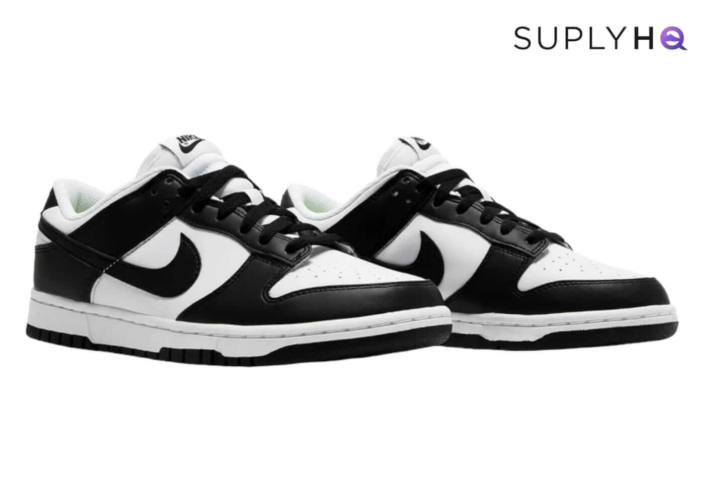 NIKE DUNK LOW NEXT NATURE WHITE BLACK 'PANDA' W