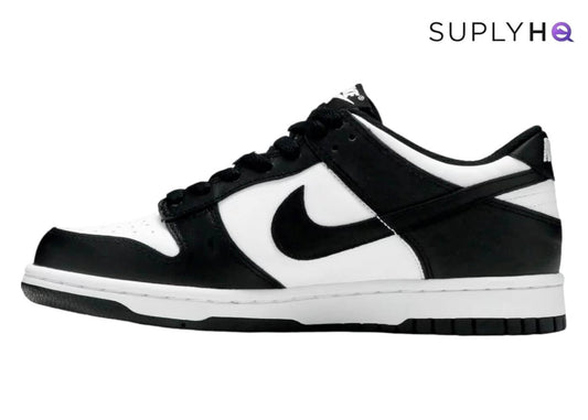 NIKE DUNK LOW WHITE BLACK 'PANDA' WOMENS/GS
