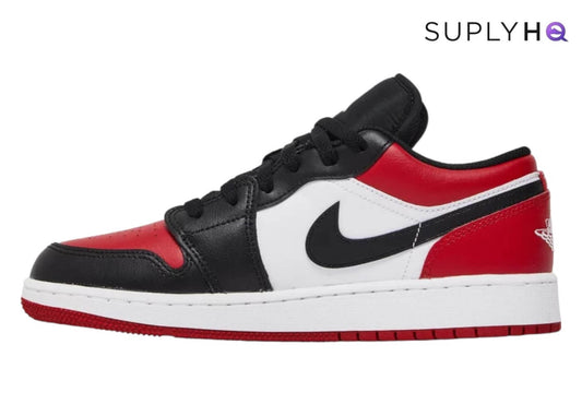 JORDAN 1 LOW 'BRED TOE' WOMENS/GS