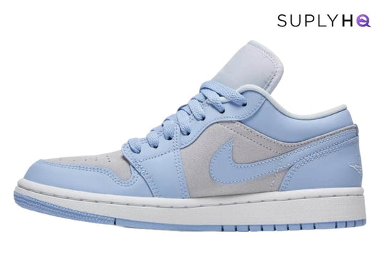 JORDAN 1 LOW 'FOOTBALL GREY ALUMINIUM' W