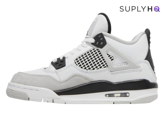 JORDAN 4 'MILITARY BLACK' WOMENS/GS
