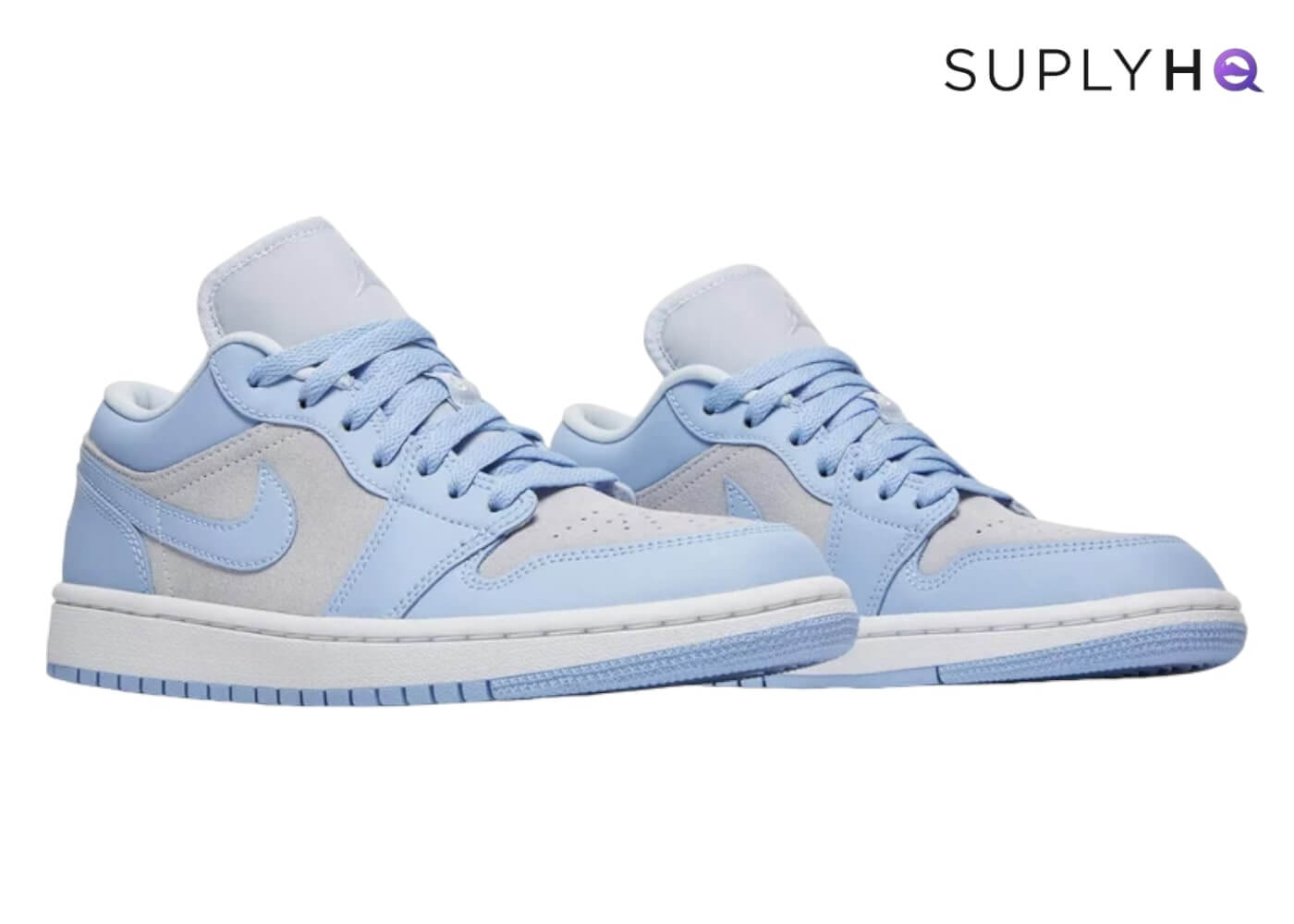 JORDAN 1 LOW 'FOOTBALL GREY ALUMINIUM' W