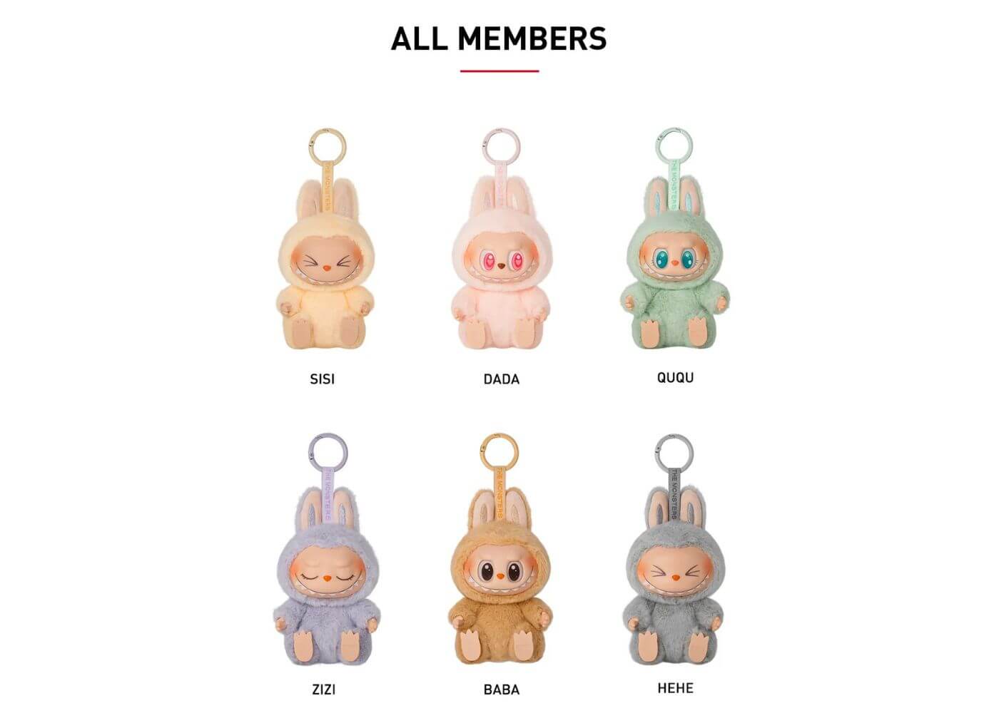 POP MART The Monsters Labubu Have a Seat Series Plush Pendant