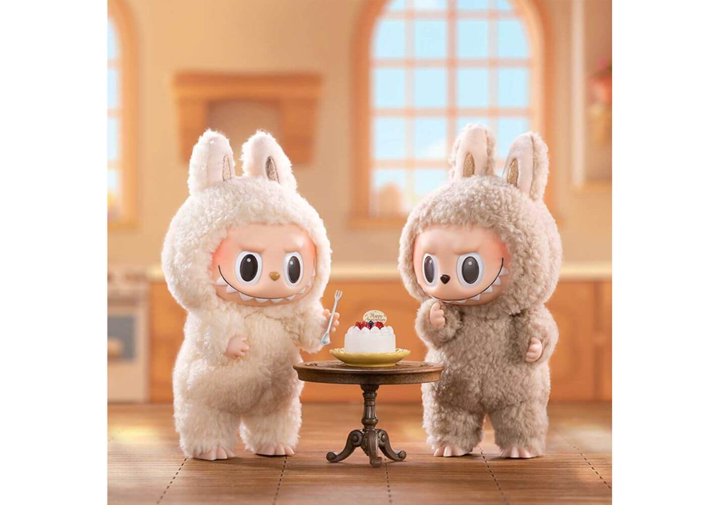 POP MART The Monsters Labubu Exciting Macaron Series Plush Pendant