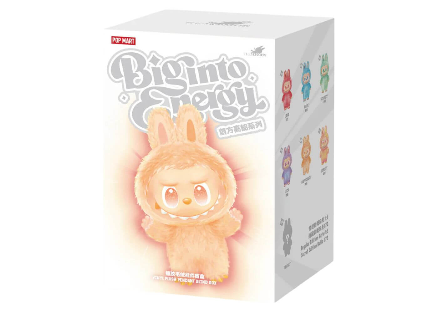 POP MART The Monsters Labubu Big Into Energy Series Plush Pendant