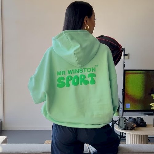MR WINSTON 'APPLE' PUFF HOODIE - suplyhq.com