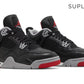 JORDAN 4 RETRO OG 'BRED REIMAGINED' WOMENS/GS