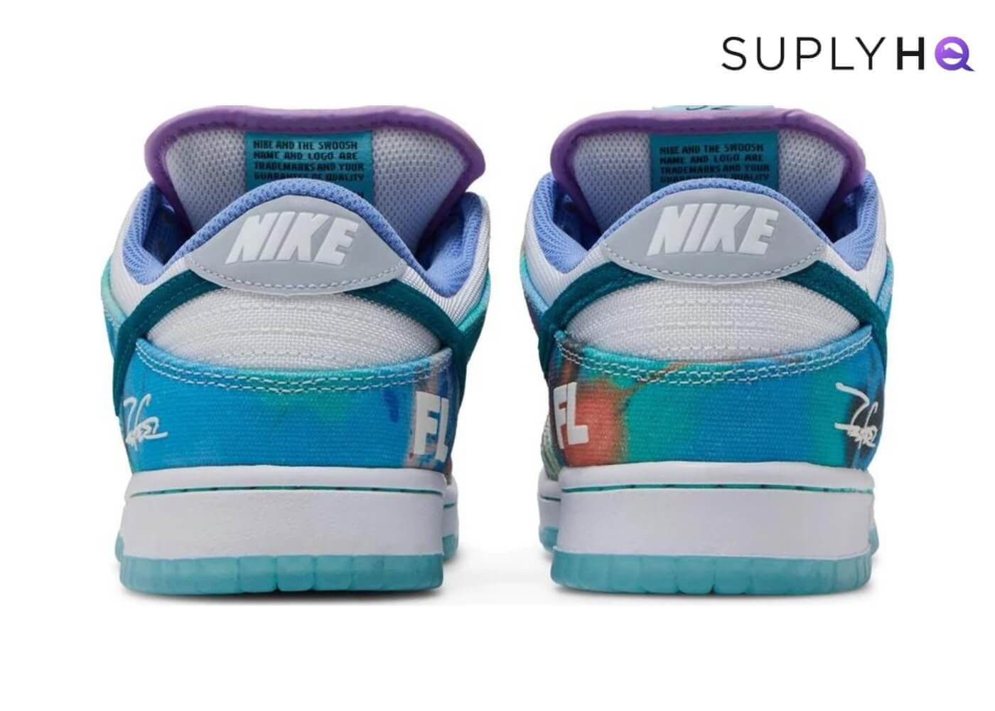 NIKE SB DUNK LOW FUTURA LABORATORIES 'BLEACHED AQUA'