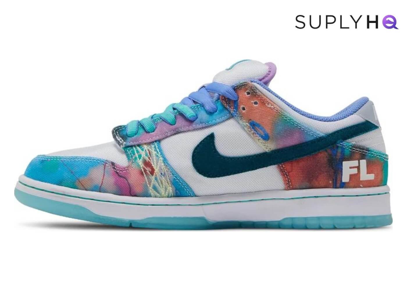 NIKE SB DUNK LOW FUTURA LABORATORIES 'BLEACHED AQUA'